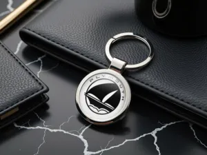 Plymouth Porte-clés Femme Métal Moderne Haut de Gamme